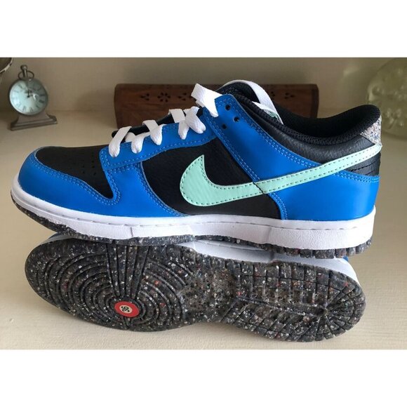 **SOLD**NIB NIKE Dunk Low SE GS E Black Mint Foam Blue Size 6Y (7.5/8 W) - Picture 8 of 14
